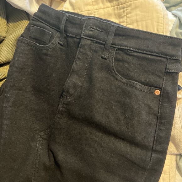 River Island Black midi skirt with slit down the middle size 8 AUS size 4 US - Picture 4 of 5